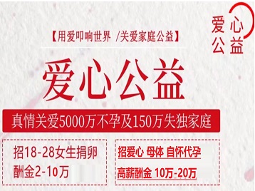 水城捐卵助孕生子 爱心志愿者招募